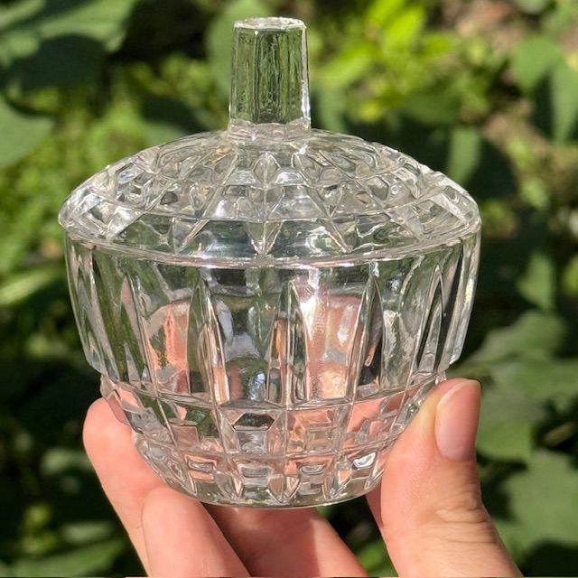 Сахарница 9 см хрусталь Германия