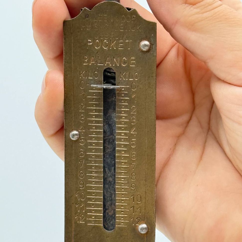 Весы безмен на 12 кг POCKET BALANCE 18 см Англия