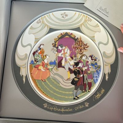Тарелка Rosenthal Bjorn Wiinblad Der Rosenkavalier 2 Akt Asimmetria 31 см Германия