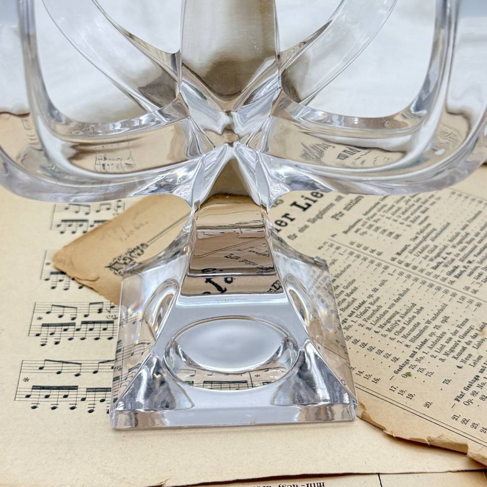 Подсвечник канделябр 15см хрусталь 