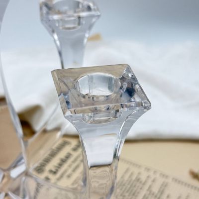 Подсвечник канделябр 15см хрусталь