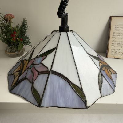 Люстра Тиффани 53 см олово стекло  