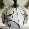 Люстра Тиффани 53 см олово стекло  