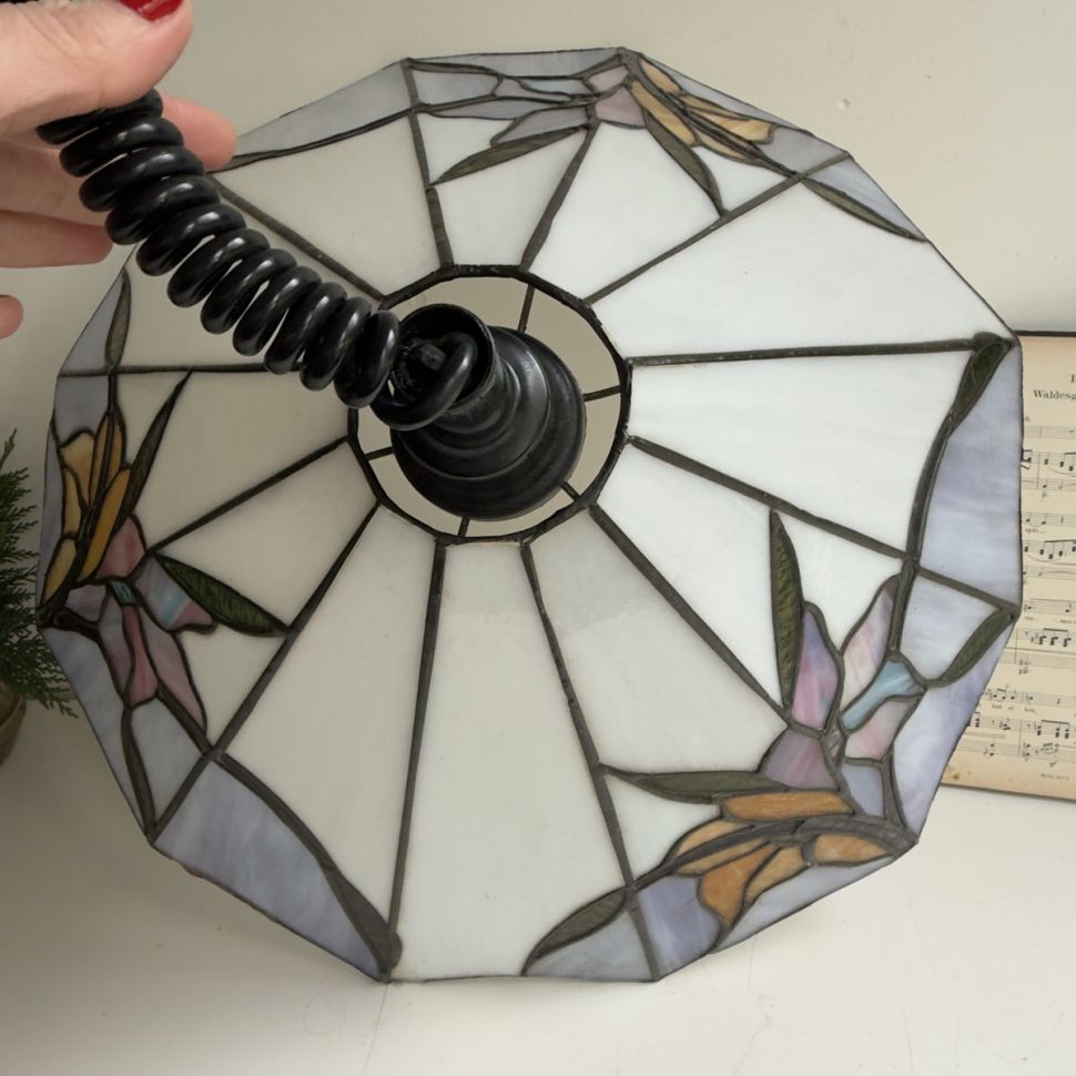 Люстра Тиффани 53 см олово стекло  