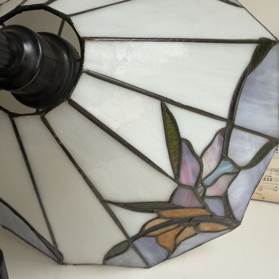 Люстра Тиффани 53 см олово стекло  