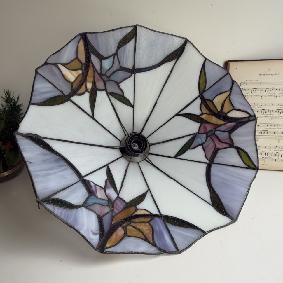 Люстра Тиффани 53 см олово стекло  