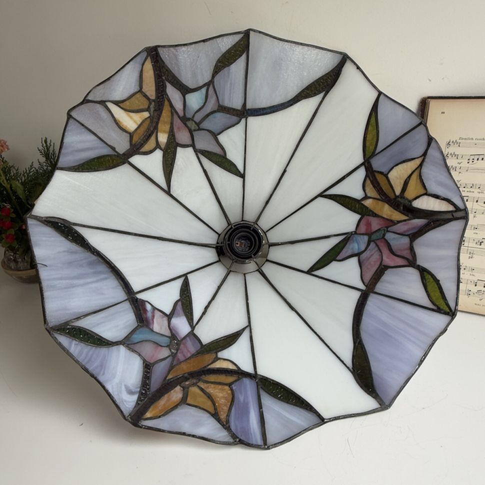 Люстра Тиффани 53 см олово стекло  