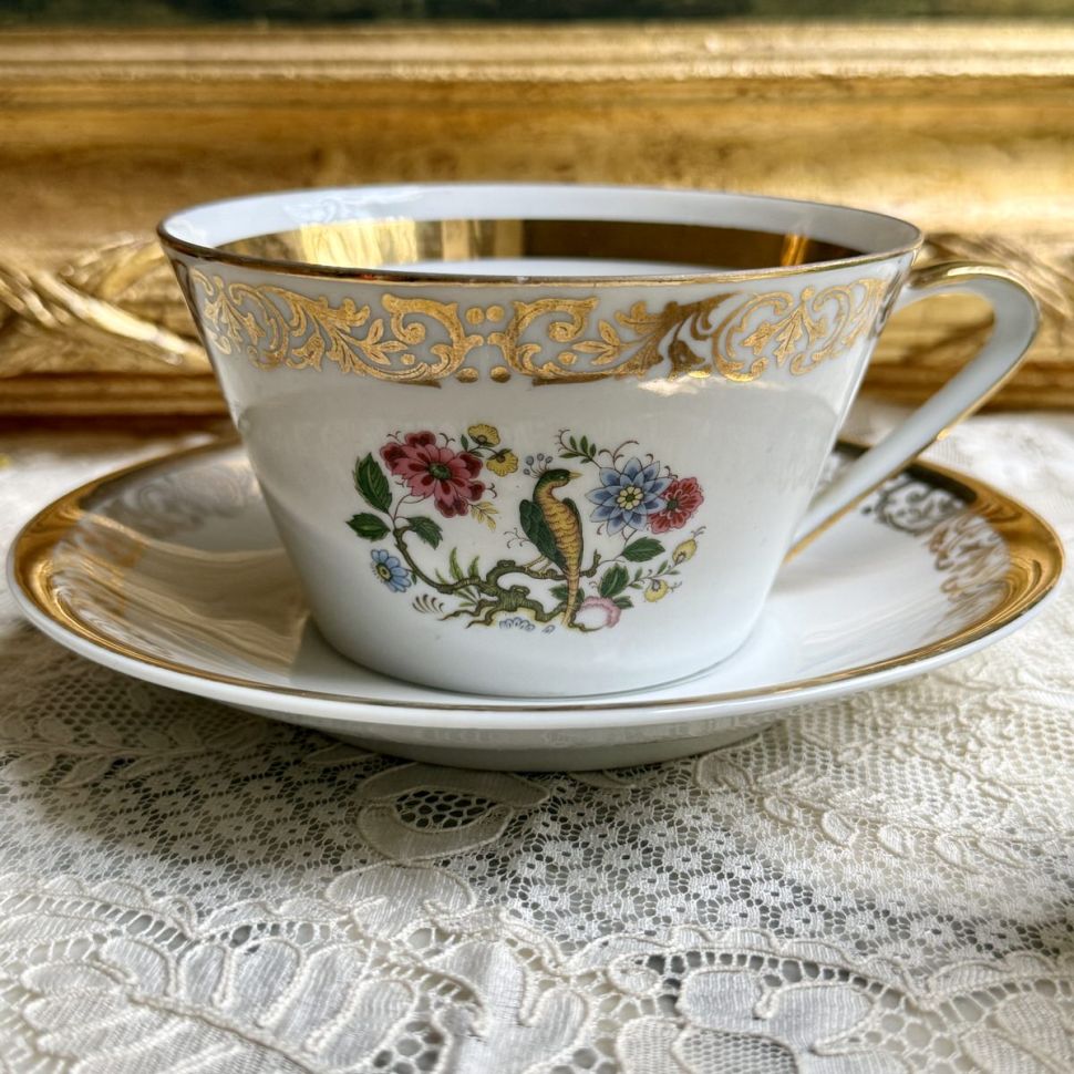Чайная пара 320 мл фарфор Бавария Германия