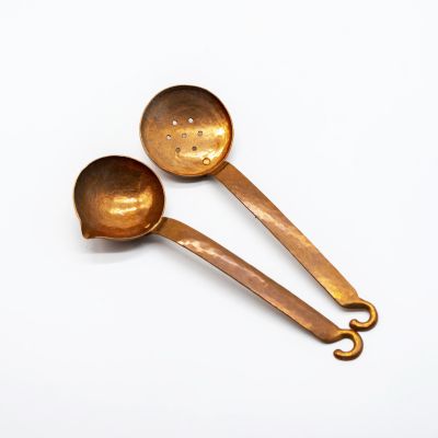 Набор приборов 2 предмета медь