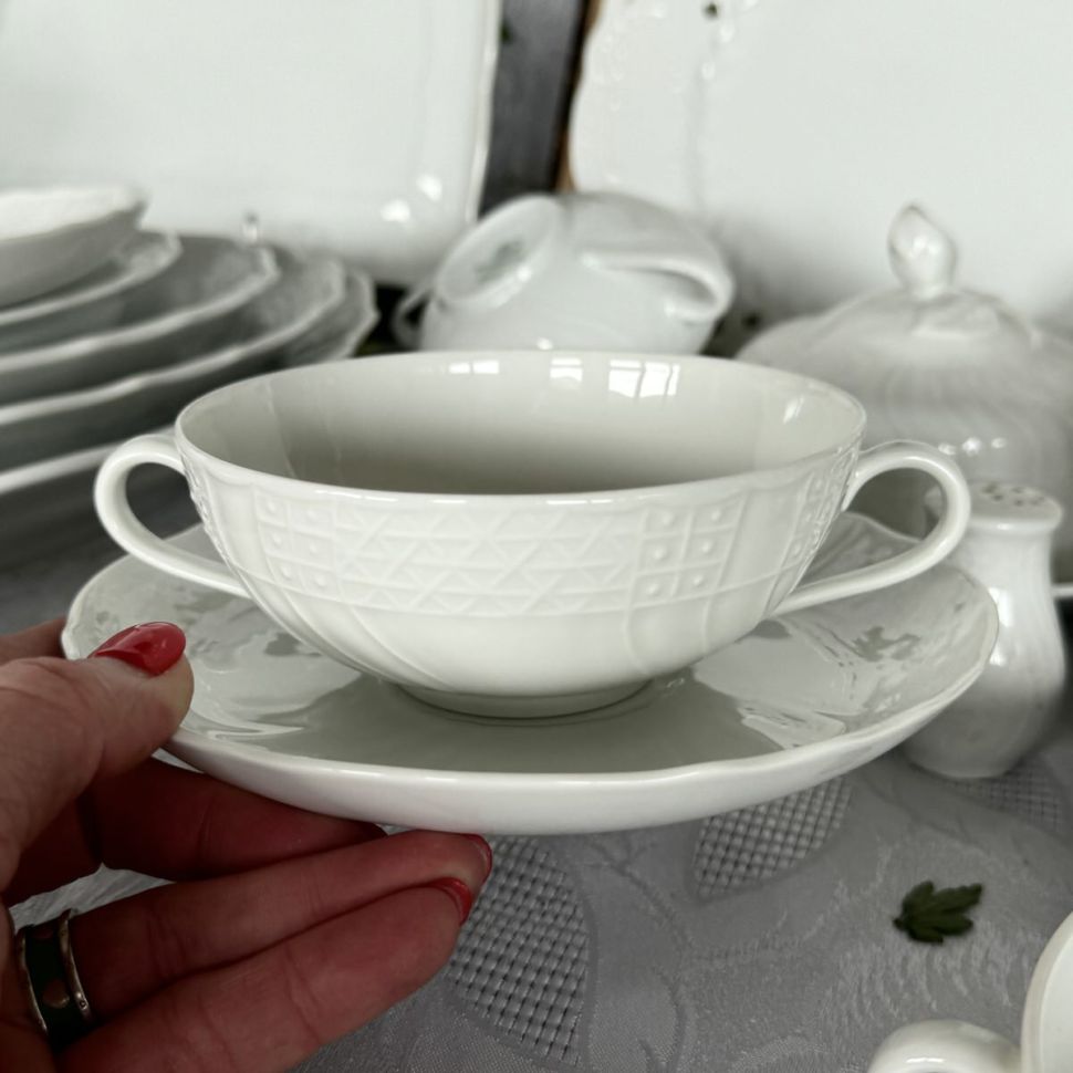 Бульонная пара Hutschenreuther Dresden 280 мл Германия   