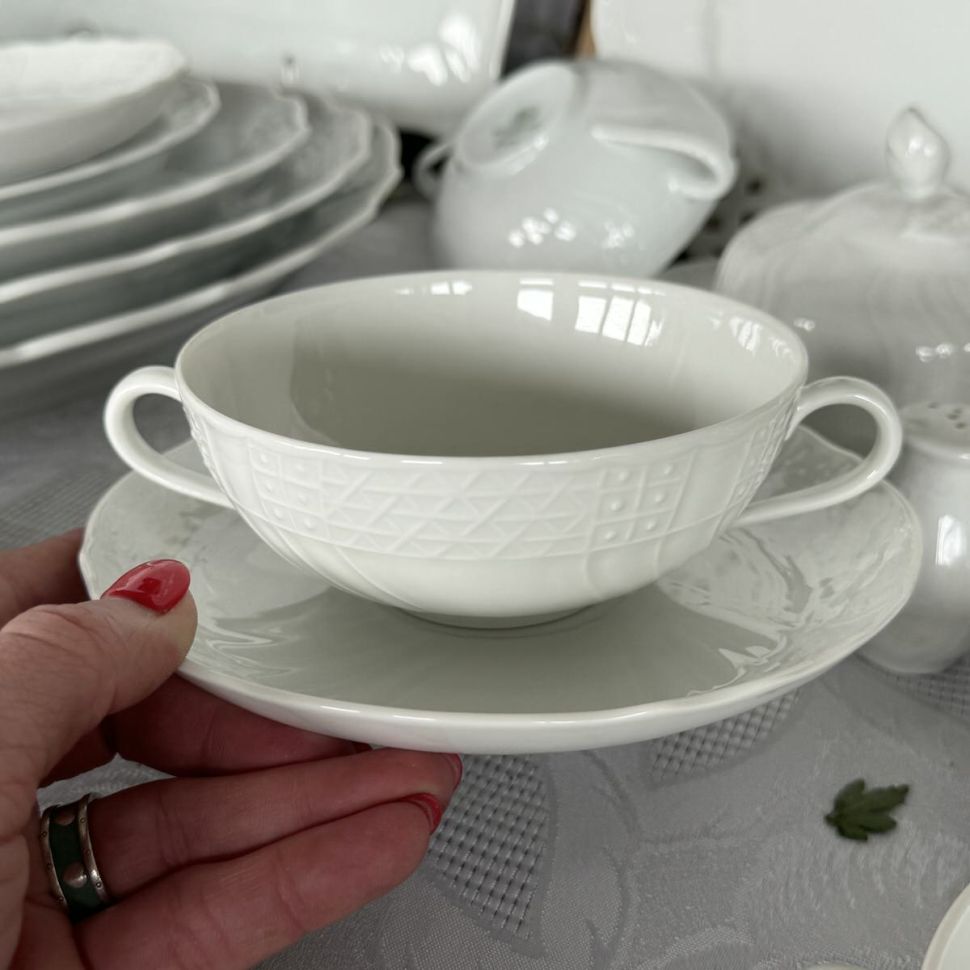 Бульонная пара Hutschenreuther Dresden 280 мл Германия   