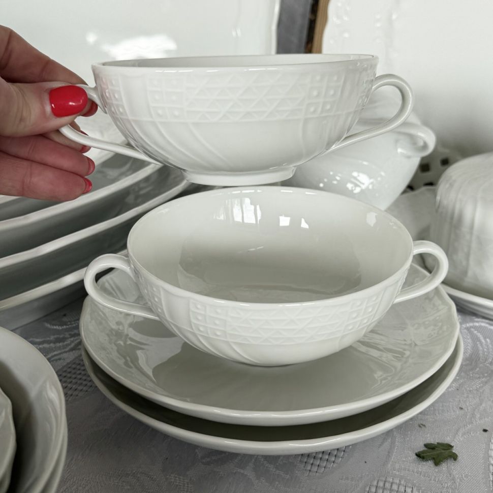 Бульонная пара Hutschenreuther Dresden 280 мл Германия   