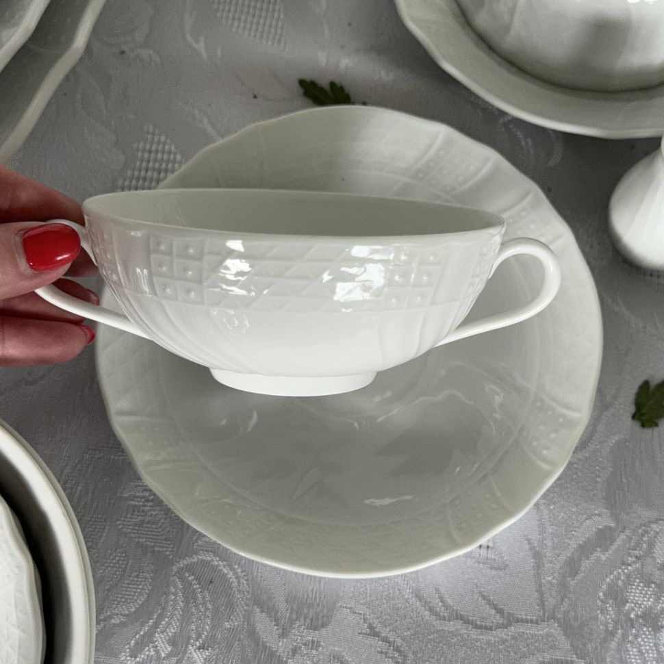 Бульонная пара Hutschenreuther Dresden 280 мл Германия   