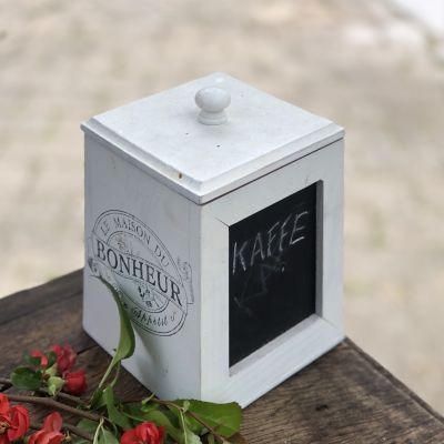 Банка для кофе дерево Швеция 16 см