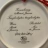 Тарелка Hutschenreuther Январь Крапивник 16 см Германия