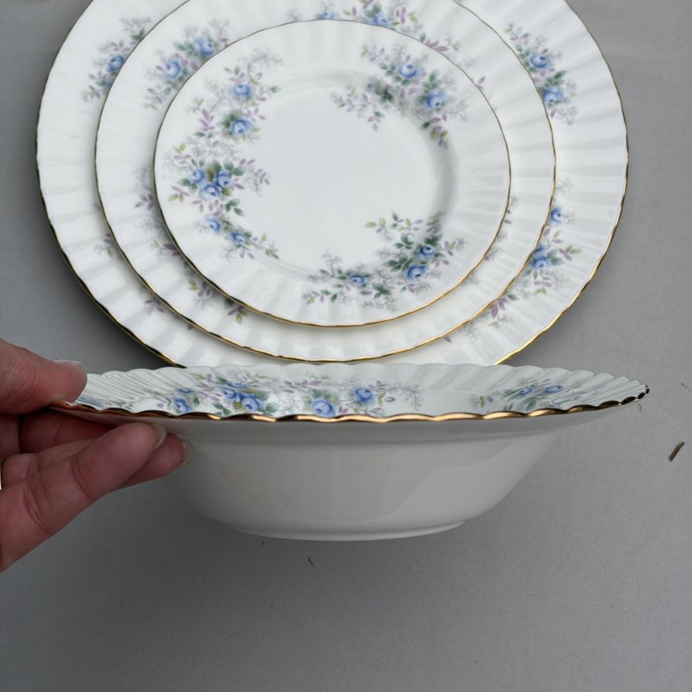 Тарелка глубокая Royal Albert Blue Blossom 20 см Англия