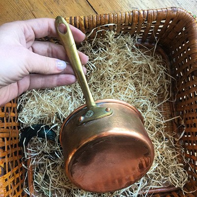 Ковш малый медный 0,4 литра