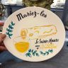 Тарелка Salins France Mariez-les Le Saint-Maure 22 см Франция     