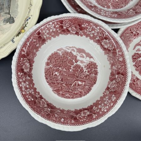 Салатник Adams Wedgwood group English Scenic 22 см Англия   