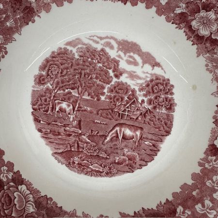 Салатник Adams Wedgwood group English Scenic 22 см Англия   
