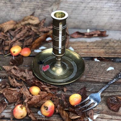 Подсвечник 15 см латунь без механизма