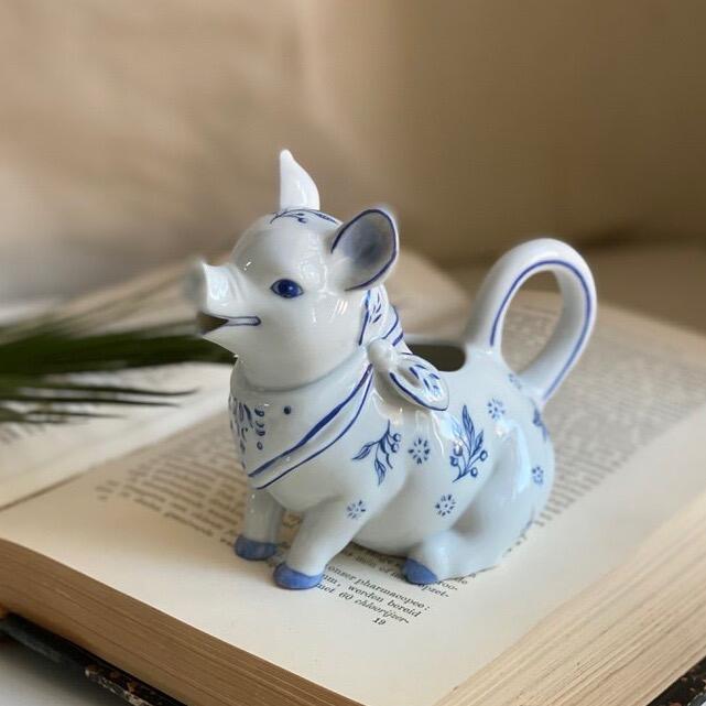 Статуэтка лейка Свинка Country Friends Franklin Mint