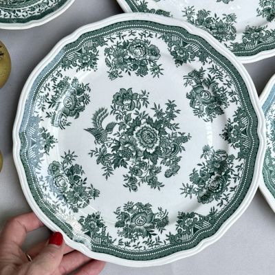 Тарелка ВиллеройБох Fasan зеленый 24 см Германия уценка