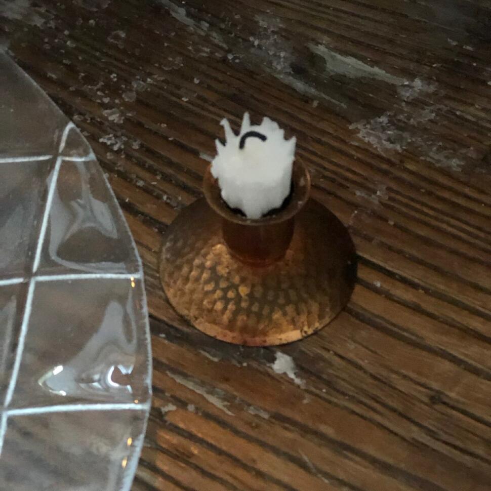 Подсвечник малый 6 см медь