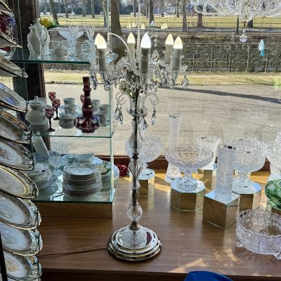 Торшер напольный Elite Bohemia 115 см 6 ламп Чехия хрусталь