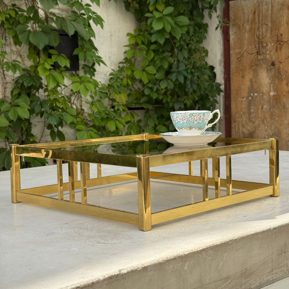 Подставка центр стола 43х43 см стекло 