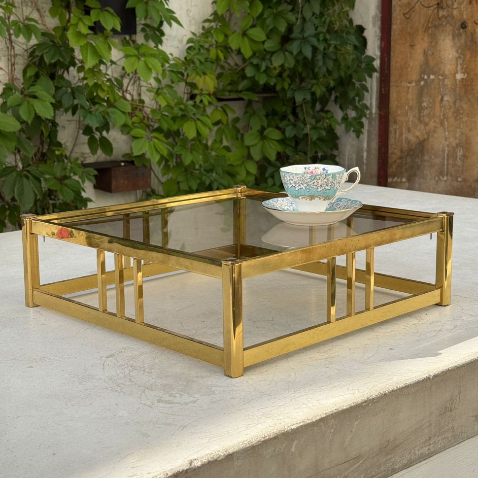 Подставка центр стола 43х43 см стекло 