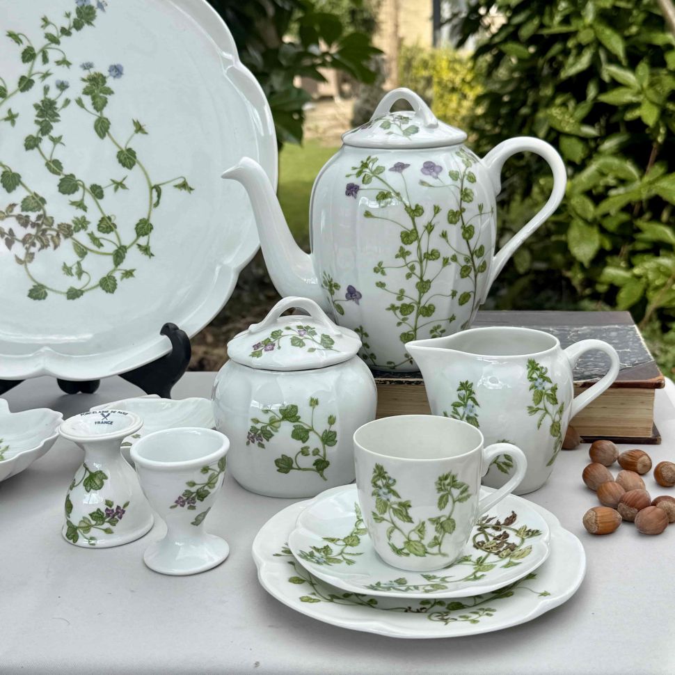 Молочник Лесные цветы Porcelain de Paris 300 мл Франция фарфор