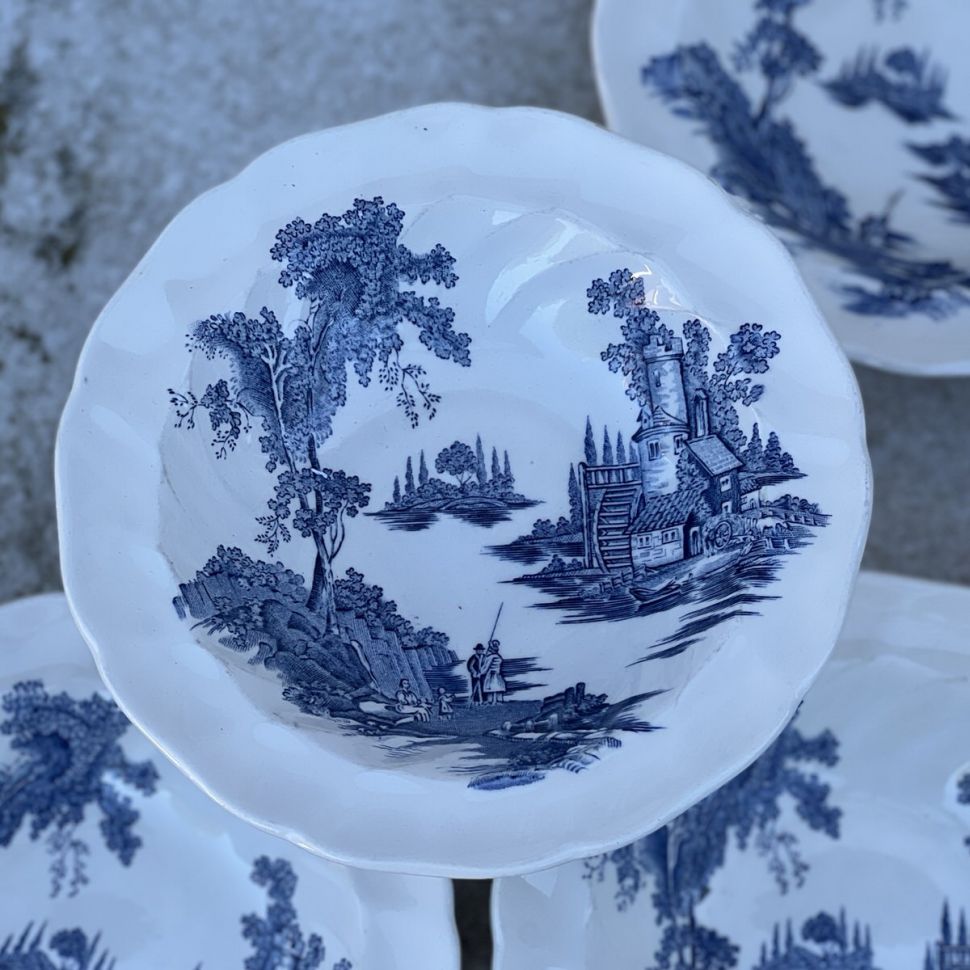 Тарелка глубокая The Old Mili Johnson Bros 16 см Англия