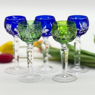 Рюмка Anna Hutte набор 5 шт. 40 мл накладной хрусталь Германия