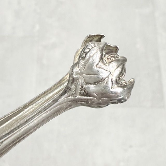 Щипцы для льда и сахара Львиные лапы 14 см серебрение Франция      