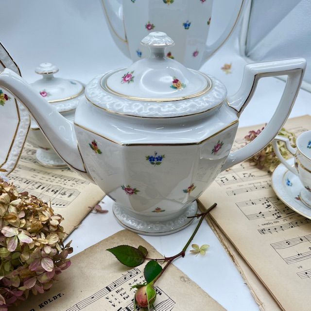 Чайник Ph.Rosenthal Maria Classic Rose Мелкоцвет 1,2 л Германия 1927 г