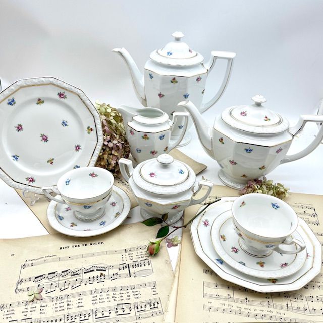 Чайник Ph.Rosenthal Maria Classic Rose Мелкоцвет 1,2 л Германия 1927 г