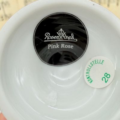 Подставка под яйцо Rosenthal Maria Pink Rose 6 см Германия 