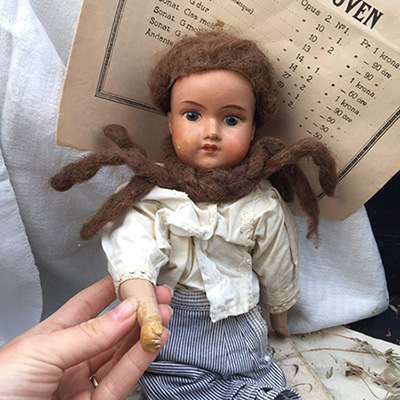 Кукла ручной работы 130 лет Дания