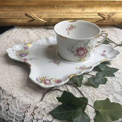 Чайная пара 380 мл фарфор Франция 