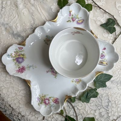 Чайная пара 380 мл фарфор Франция 