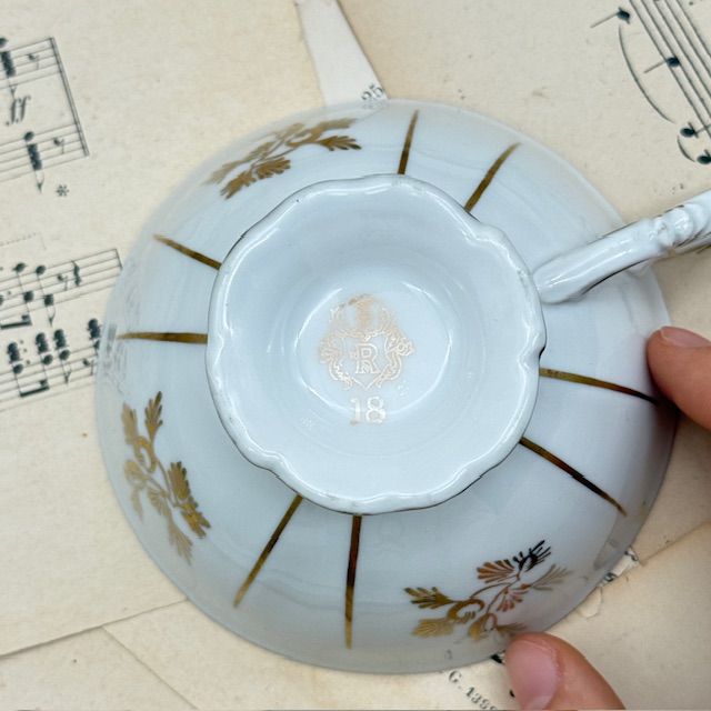 Чайное трио Unger & Schilde Roschutzer Шиповник 220 мл Германия 