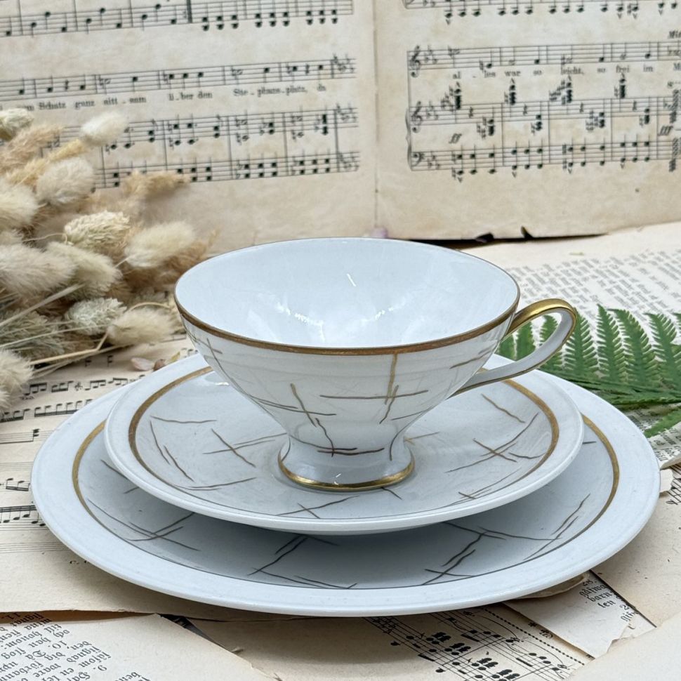 Чайное трио Lichte Porzellan 200 мл Германия 