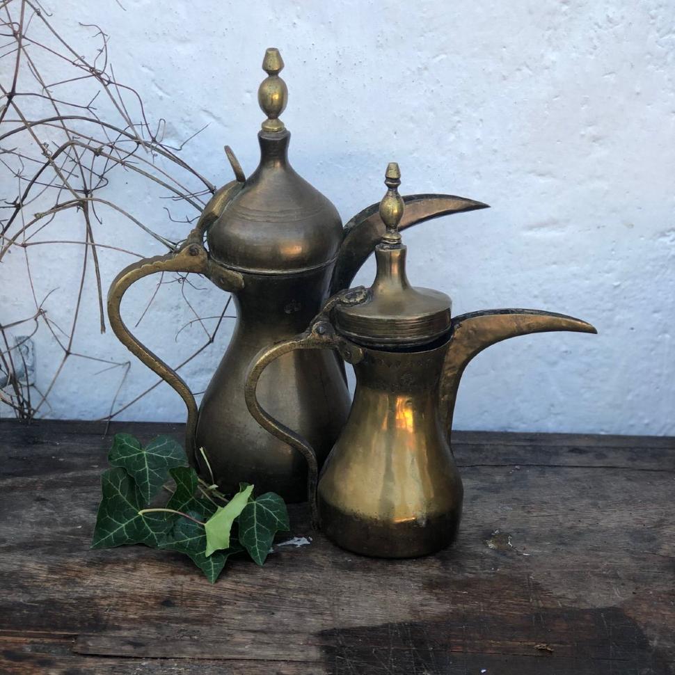 Кофейник в арабском стиле 600 мл латунь
