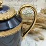 Чайник кофейник Limoges 1,6 л кобальт позолота Франция