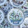 Тарелка Hutschenreuther Февраль Синица 16 см Германия