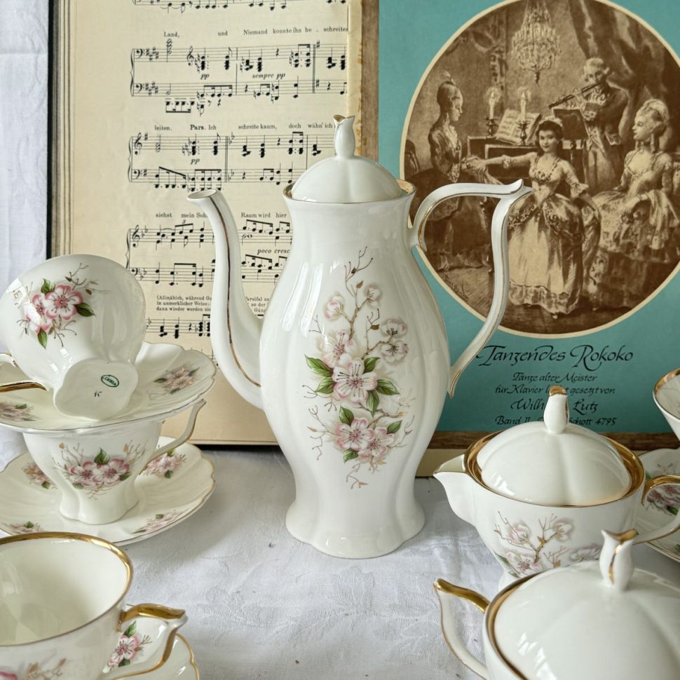 Кофейник Jiesia 600 мл фарфор