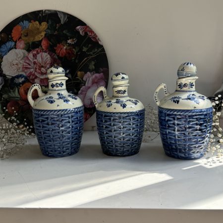 Кувшин бутыль 20 см Delft Голландия ручная роспись