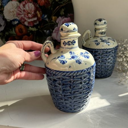 Кувшин бутыль 20 см Delft Голландия ручная роспись