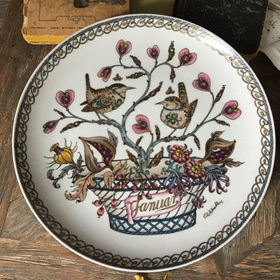 Тарелка декоративная Hutschenreuther серия «12 месяцев», Январь, 25 см 